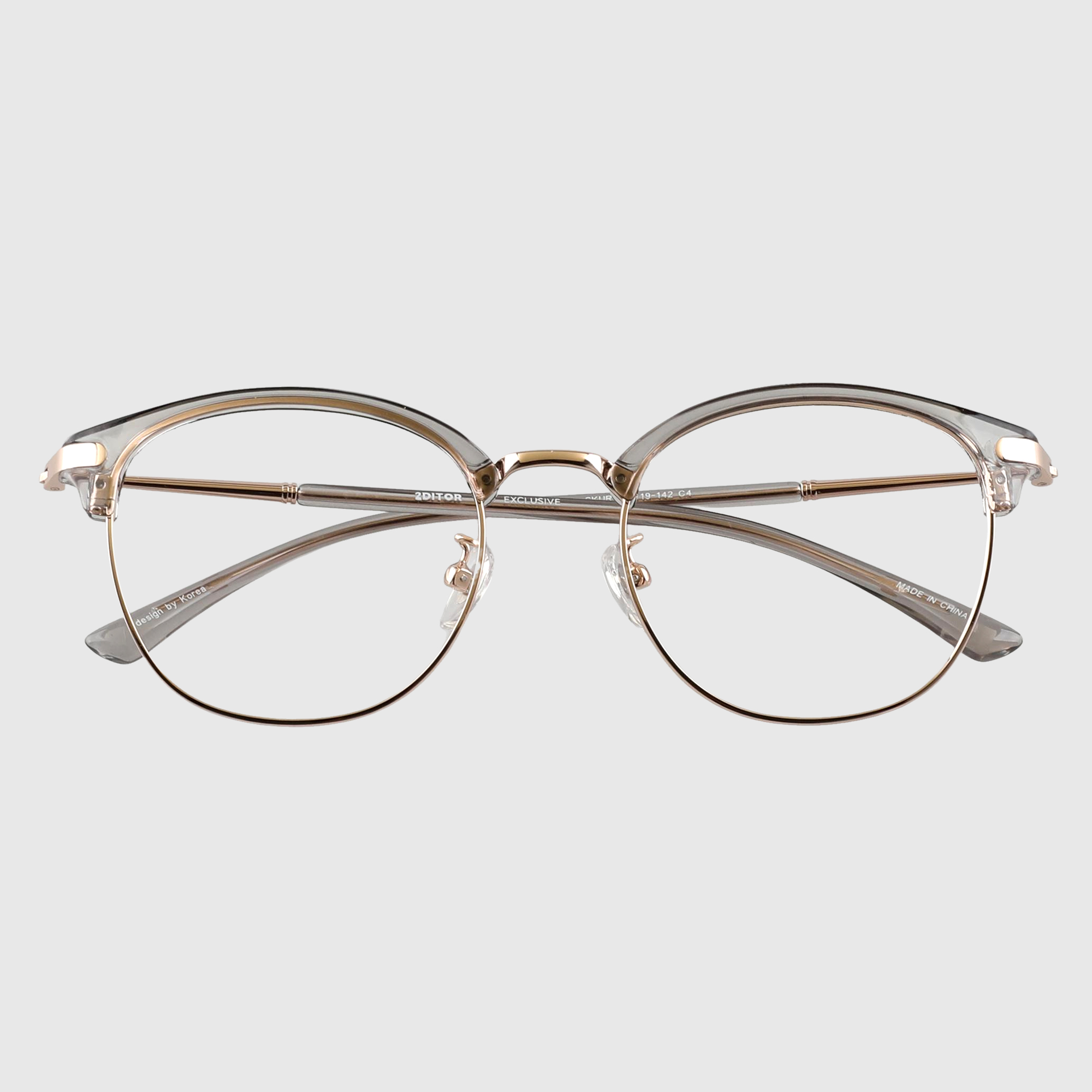 투디터 블루라이트차단 가벼운 반테 프레임 안경테 하금테 반뿔테 SKUR 상세 이미지 6