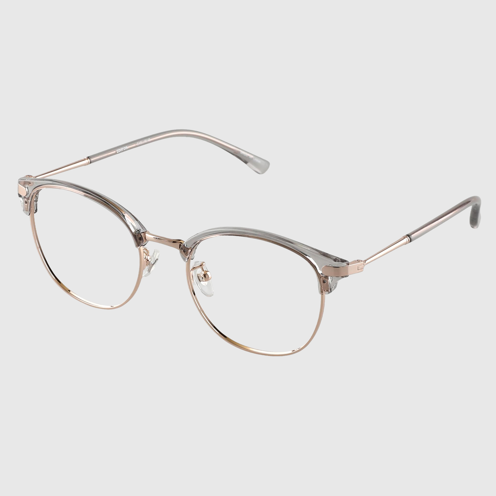 투디터 블루라이트차단 가벼운 반테 프레임 안경테 하금테 반뿔테 SKUR 상세 이미지 5