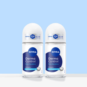 니베아 데오드란트 롤온 더마 컨트롤 퓨어 센서티브 무향 50ml, 2개 솔직 후기 | 피부 타입별 분석 - 상품 이미지 1