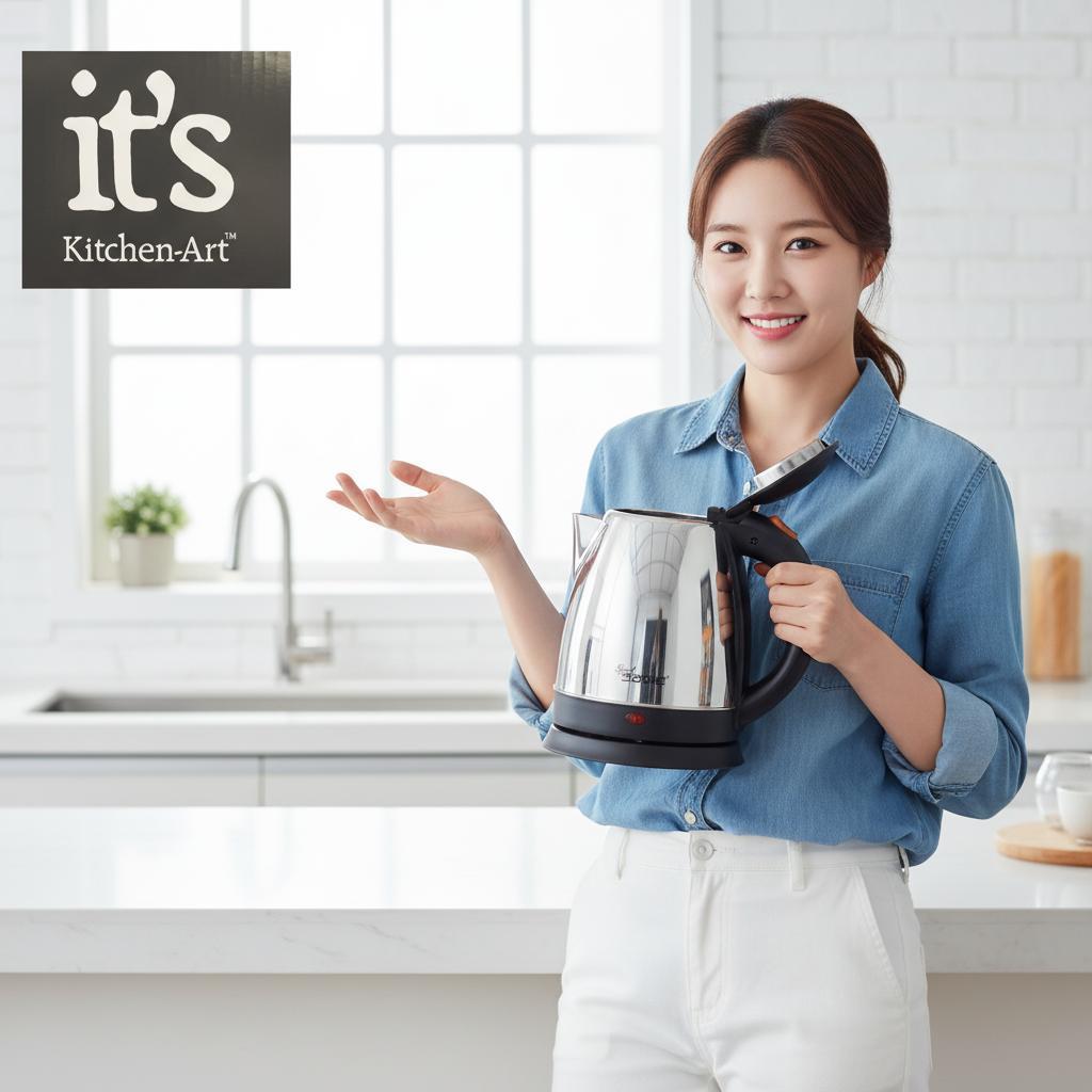 도모아 키친아트 라팔 스텐레스 무선전기포트 1.5L