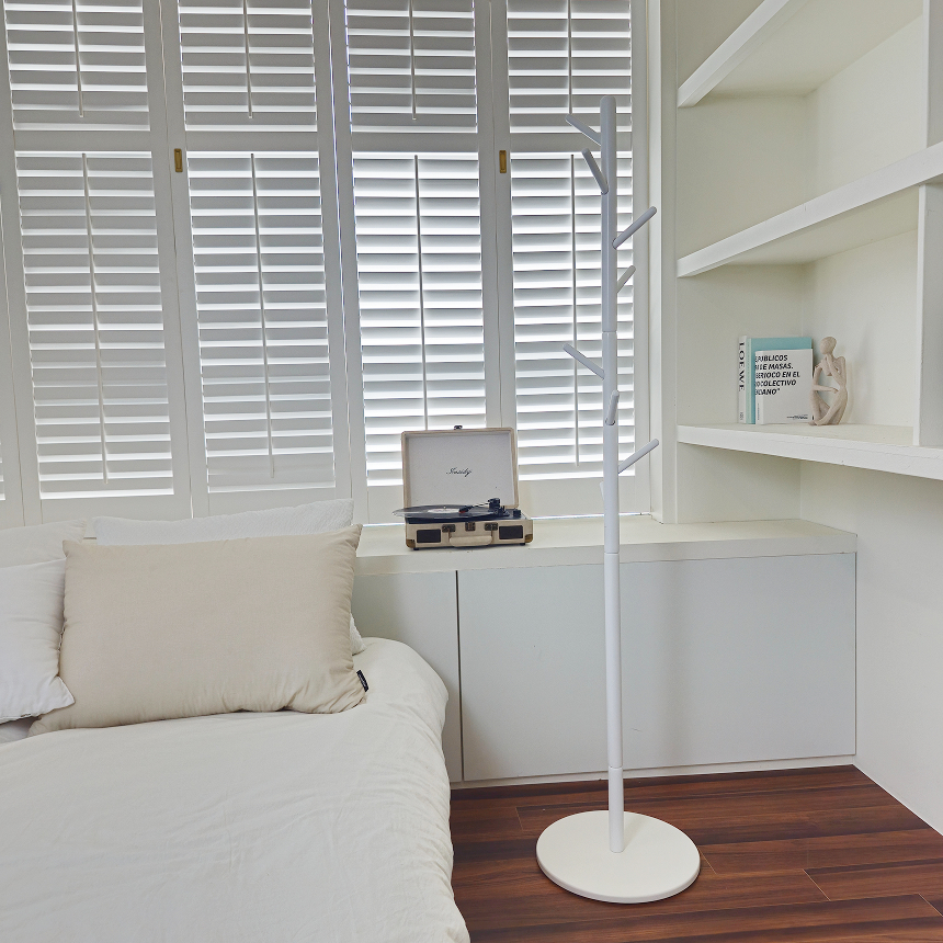 나무 원목 행거 스탠드 옷걸이 이동식 미니 우드 행거 옷 틈새 원룸 옷거치대 내추럴