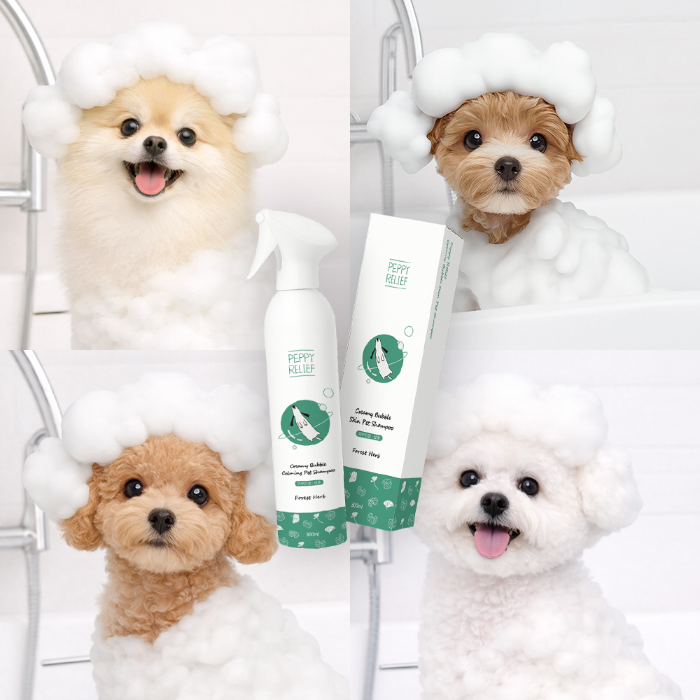 페피릴리프 강아지샴푸 스킨 휘핑샴푸 300ml 저자극 이미지 4