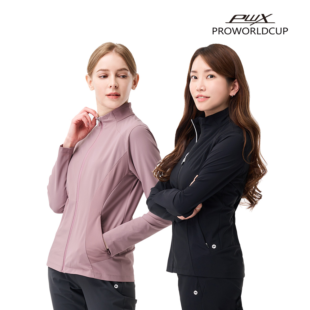 프로월드컵 여성 스트레치 웜업 트레이닝 자켓 Q123-4401-02 - 상품 이미지