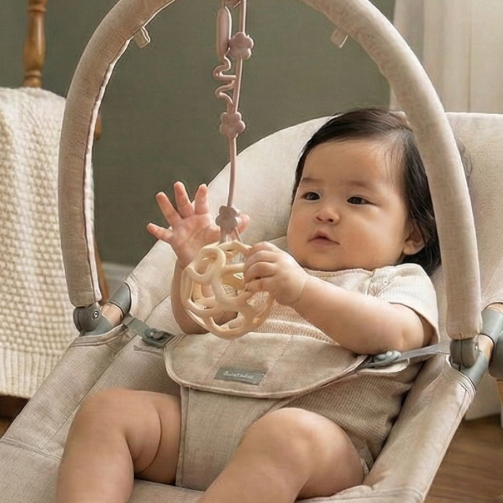 빌랑 실리콘 아기 공 치발기 소근육 감각 발달 촉감 볼