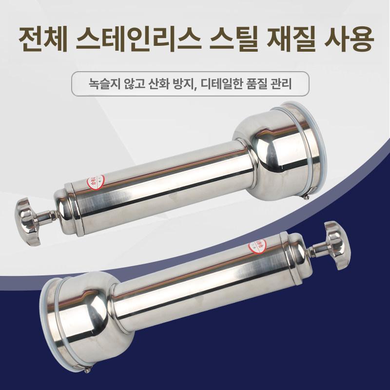 가축 호흡기 펌프 양수 가래 제거기 장비 인공호흡 배출 펌핑 나일론 호흡장비 스테인레스 - 상세 이미지 3