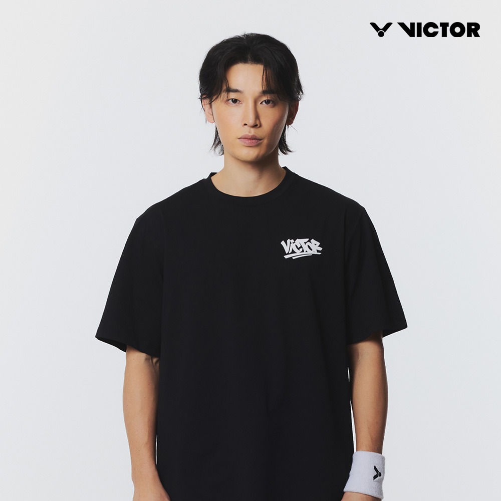빅터 오버핏 반팔 티셔츠 배드민턴복 상의 의류 VT26ATO209U 2026 SS 아울렛 - 상세 이미지 2