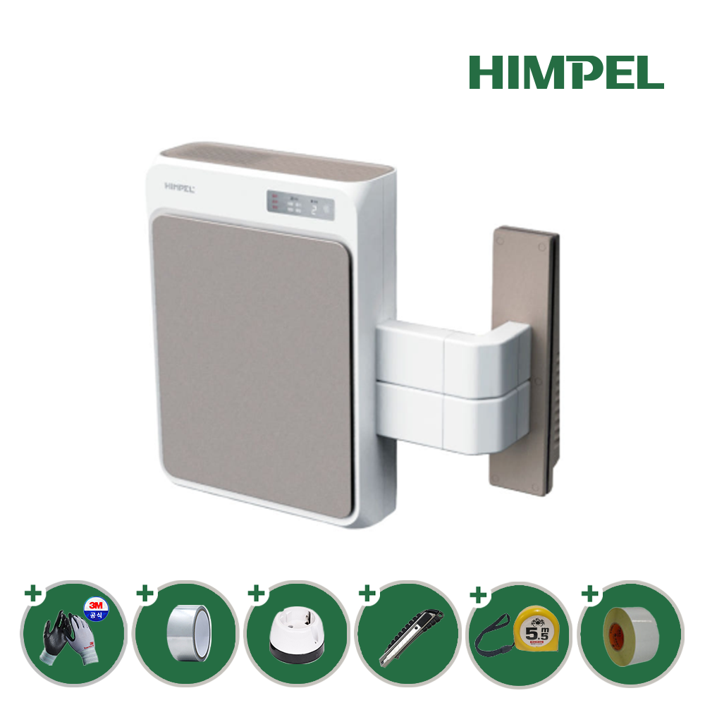 힘펠 전열교환기 휴벤W 창가부착형 HRD1-80PLW-V 아파트 환기시스템 미세먼지