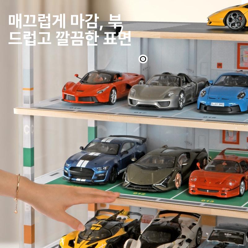 미니카 정리대 장식장 진열대 진열장 선반 미포함 정리 초장형 20대 조명및먼지덮개포함 - 상세 이미지 3