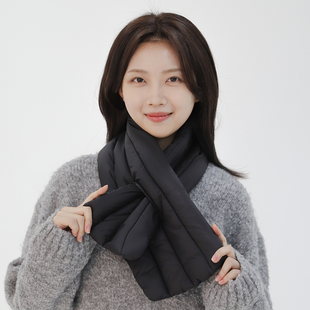 카르닉 패딩 머플러 목도리 겨울 방한 남자 여자 숏 짧은 PS01 - 상세 이미지 5