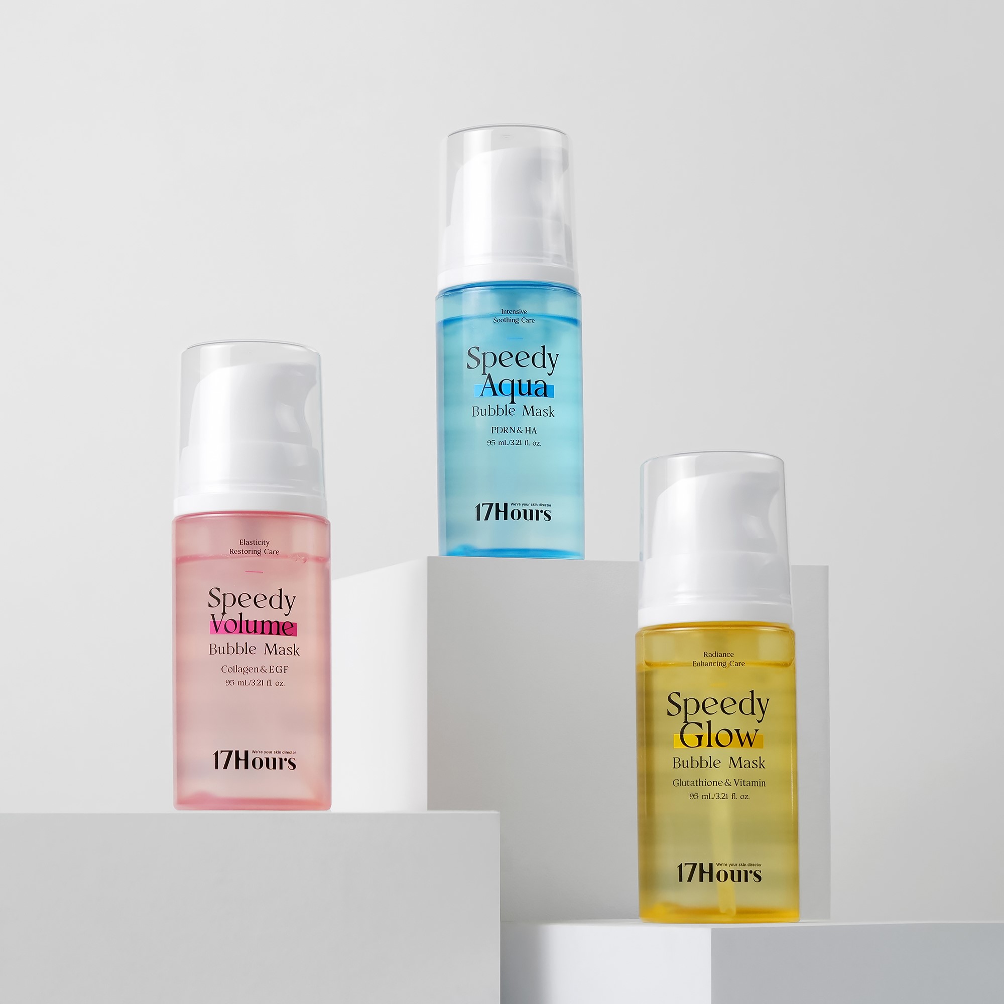 17아워즈 20초 버블팩 3종 속보습 화잘먹 버블세럼 3종세트, 95ml... 솔직 후기 | 피부 타입별 분석 - 대표 이미지