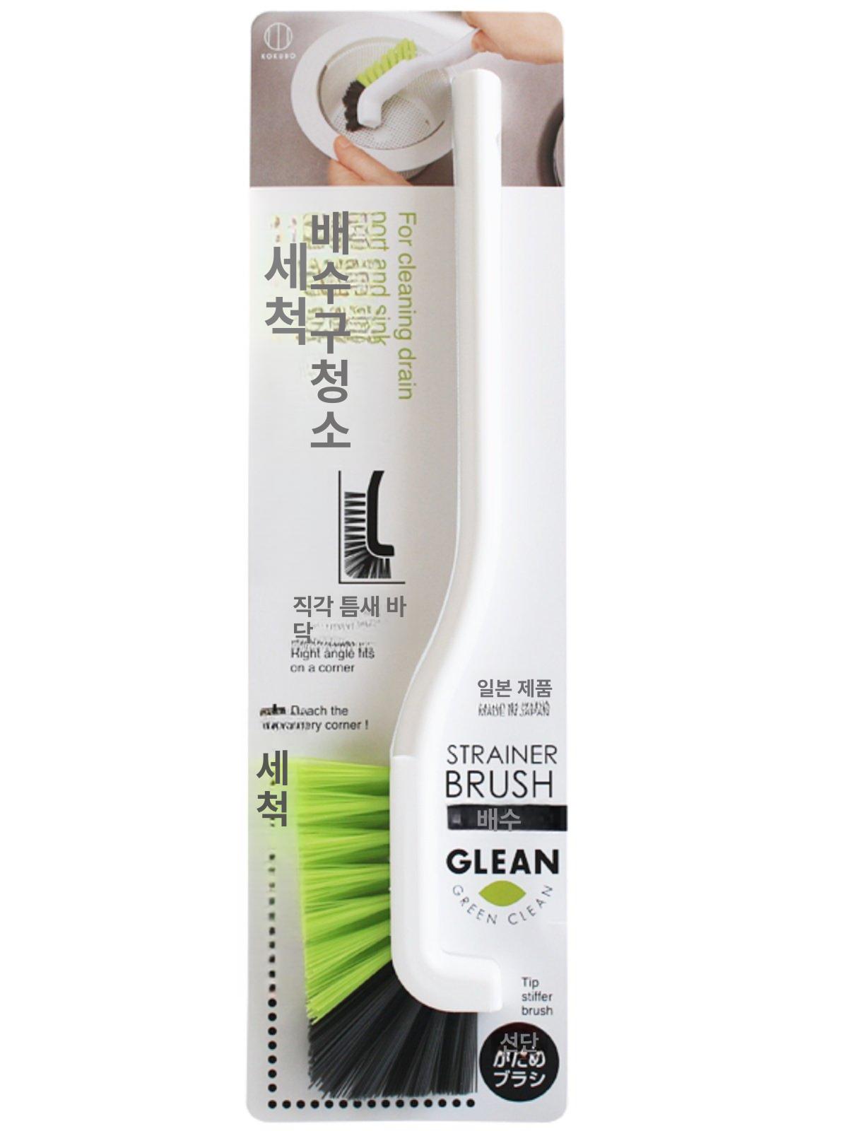 주방 청소솔 세척솔 청소용 브러쉬 기역자 실용적인 경량 직각 배수구 청소 브러시 - 상세 이미지 5