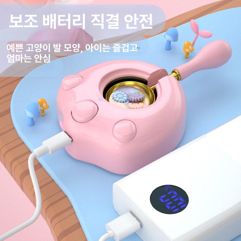 실링왁스전기워머 업사이클링 용 키트 병뚜껑녹이기 스푼 젤리 고양이 세트 실링 다꾸 병뚜껑 - 상세 이미지 5