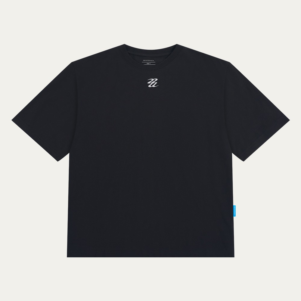 세컨웨이브 돌멩이 클라이밍티 반팔티 볼더링 티셔츠 블랙/샌드그레이, Size 2 - 상세 이미지 4