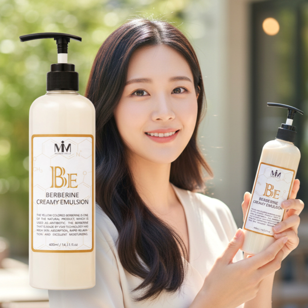 마담미쉘 고보습 바디로션 베르베린 크리미 에멀젼 400g 악건성 닭살피부 얼굴 바디 겸용 - 상품 이미지