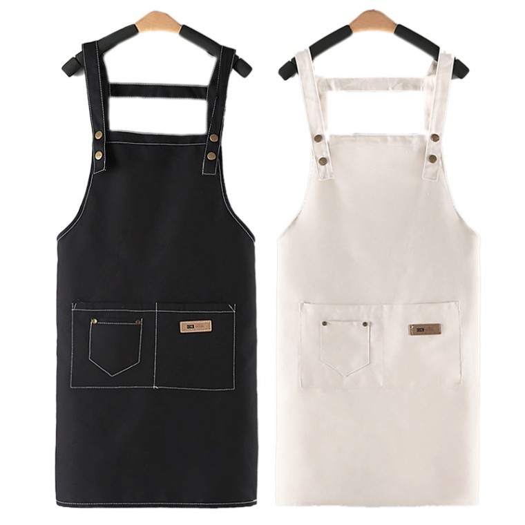 앞치마 RD-11749 바리스타앞치마 주방 H형 도모아 생활방수 카페 포켓 캔버스