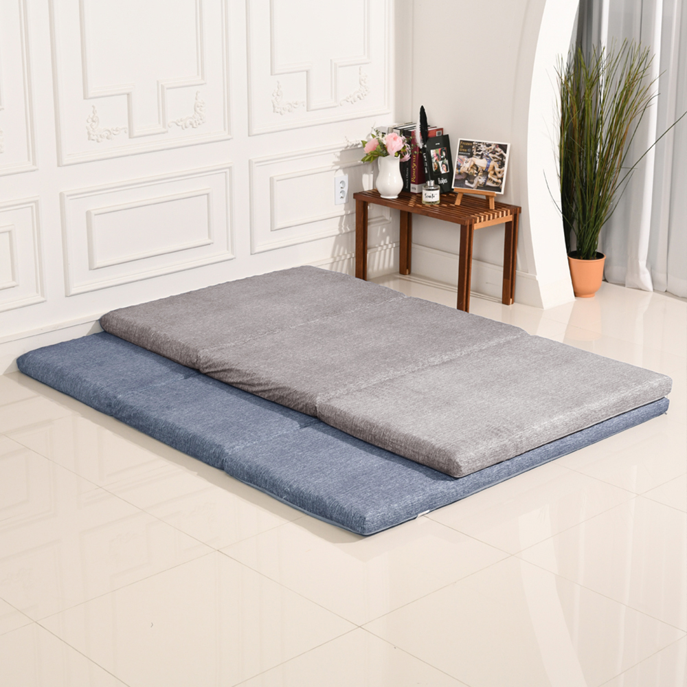 더베딩샵 3단 접이식 매트리스 롱탄탄폼 데일리 손님용 수면 바닥토퍼 매트