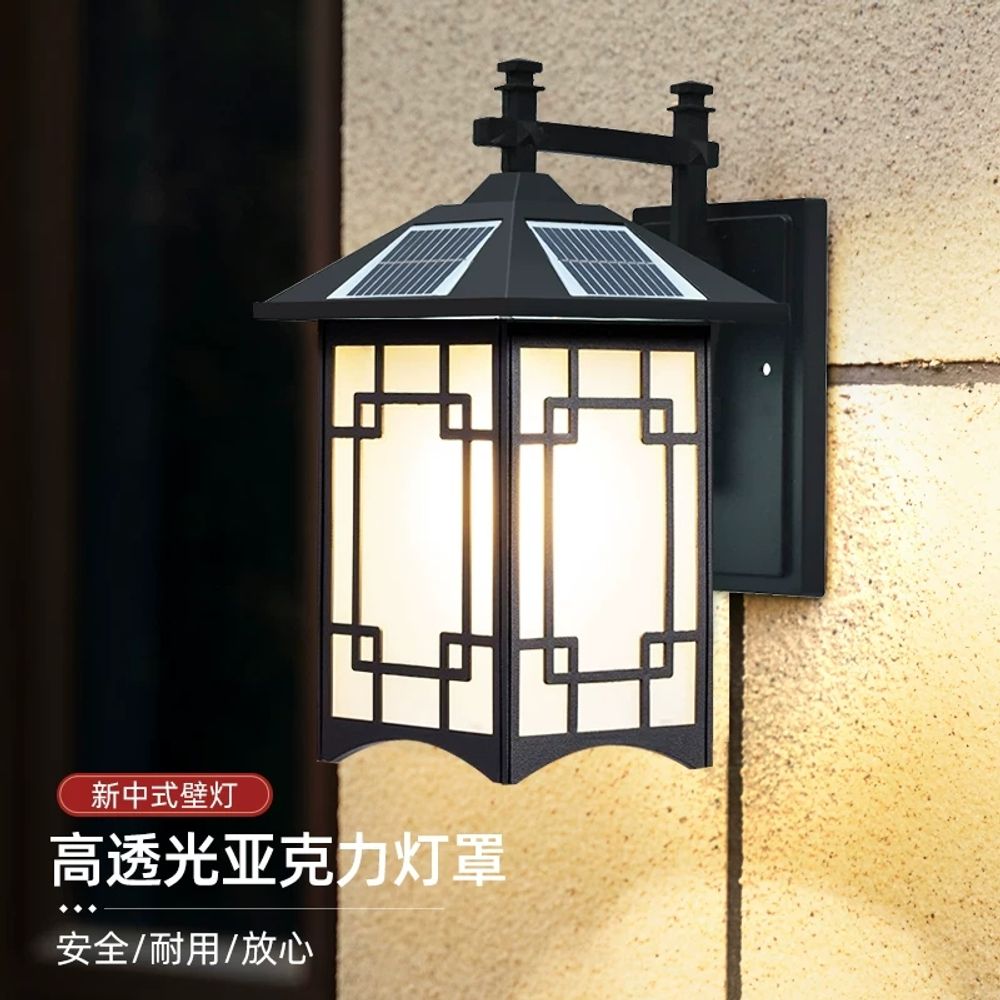 리멤버셀 외벽등 야외 건 A. 전원 연결 기능이 있는 창살 벽등 청동색 5W LED 전구 - 상세 이미지 4