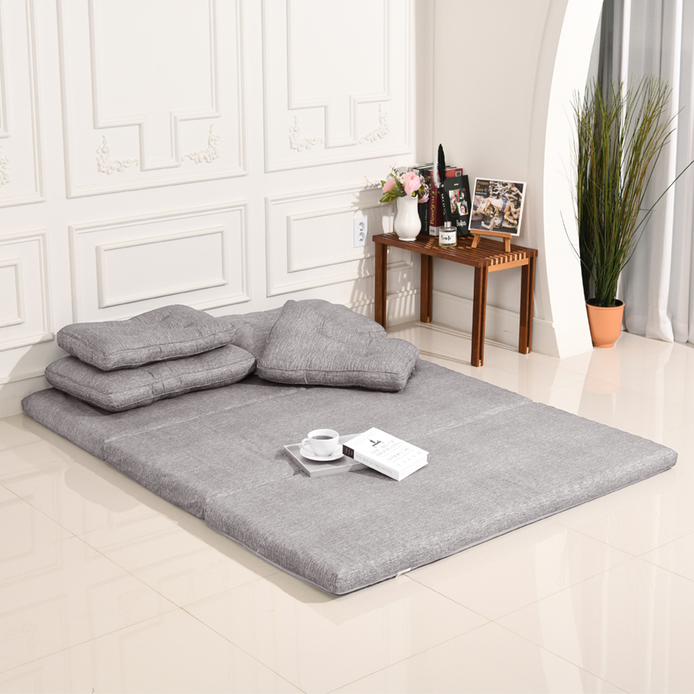 더베딩샵 3단 접이식 매트리스 데일리 손님용 수면 바닥토퍼 매트