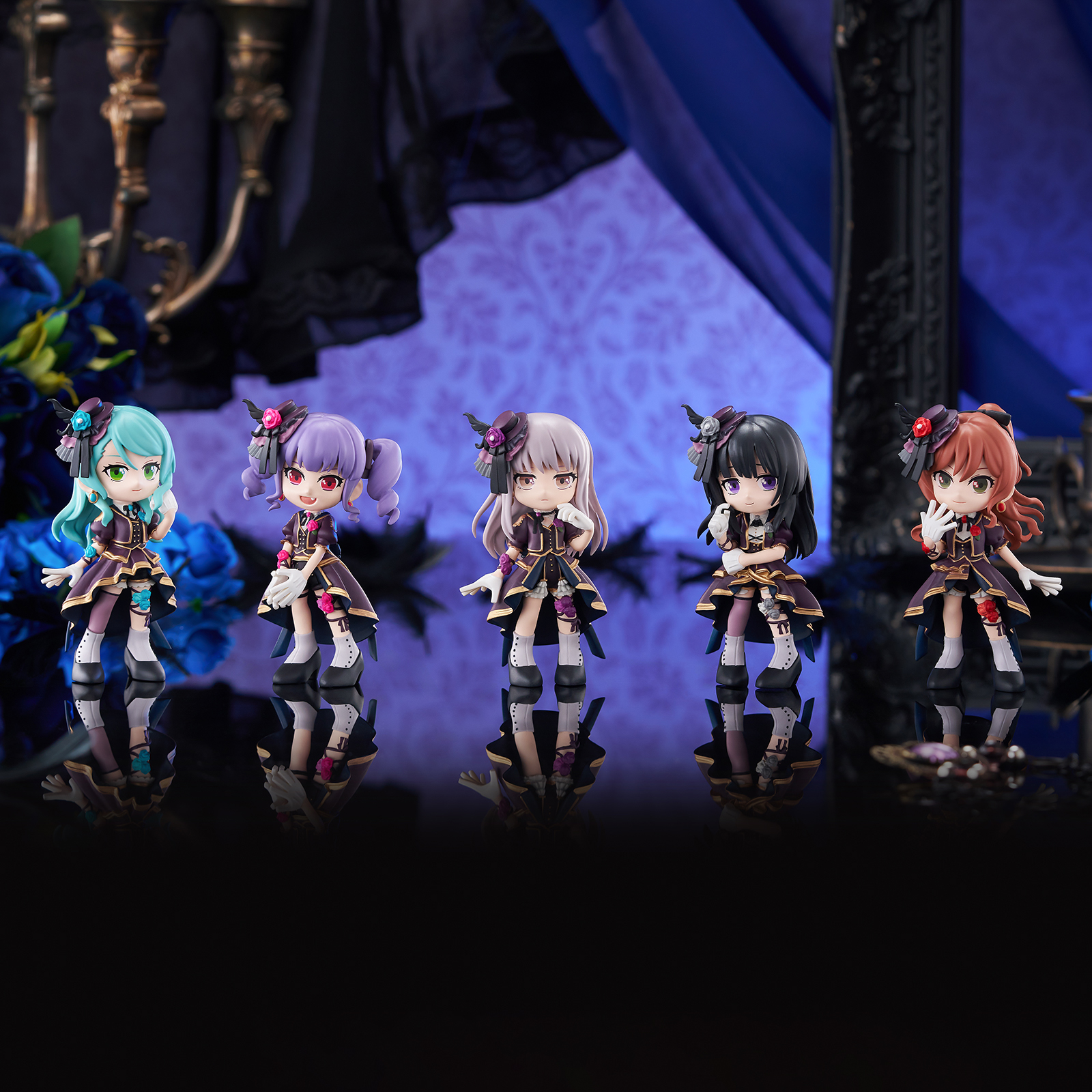 [예약][특전] 팔버스 뱅드림 로젤리아 트레이딩 피규어 5종+랜덤1종 세트 제품 이미지