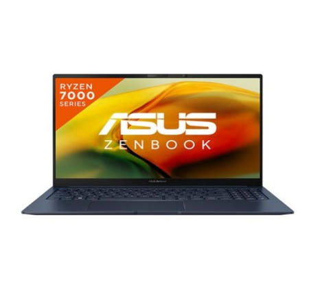 ASUS 에이수스 2023 젠북 15 라이젠5 라이젠 7000 시리즈, 폰더 블루, 512GB, 16GB, Free DOS, UM3504DA-BN144