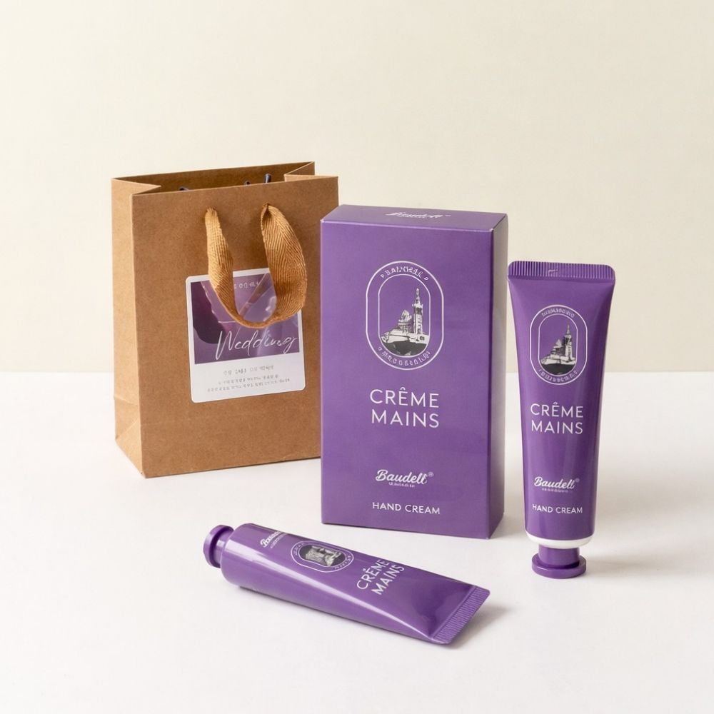 청년답례품 핸드크림 답례품 선물 세트 60ml 2개입 대용량 무향 - 상세 이미지 2