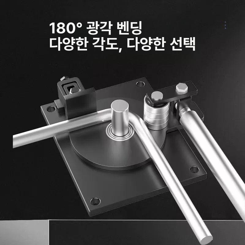 철근 절곡기 와이어 환봉 평철 후프 스테인리스 다기능 중형 스테인리스 더블 베어링 퀵릴리스클램프포함 - 상세 이미지 4