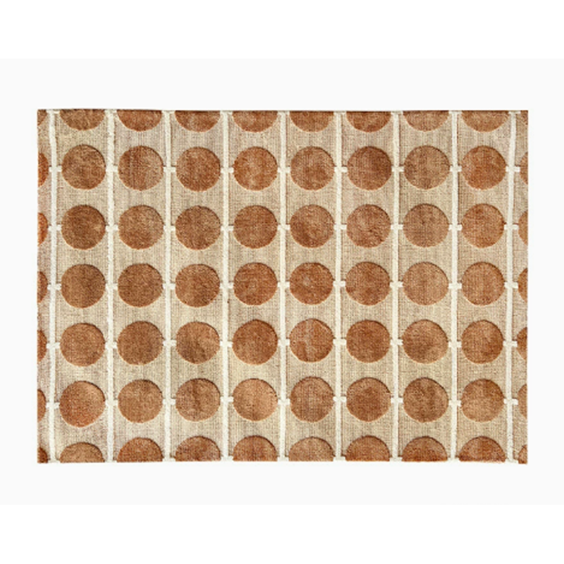 테라코타 대형 거실 러그 Terracotta Rug 140cm - 상품 이미지