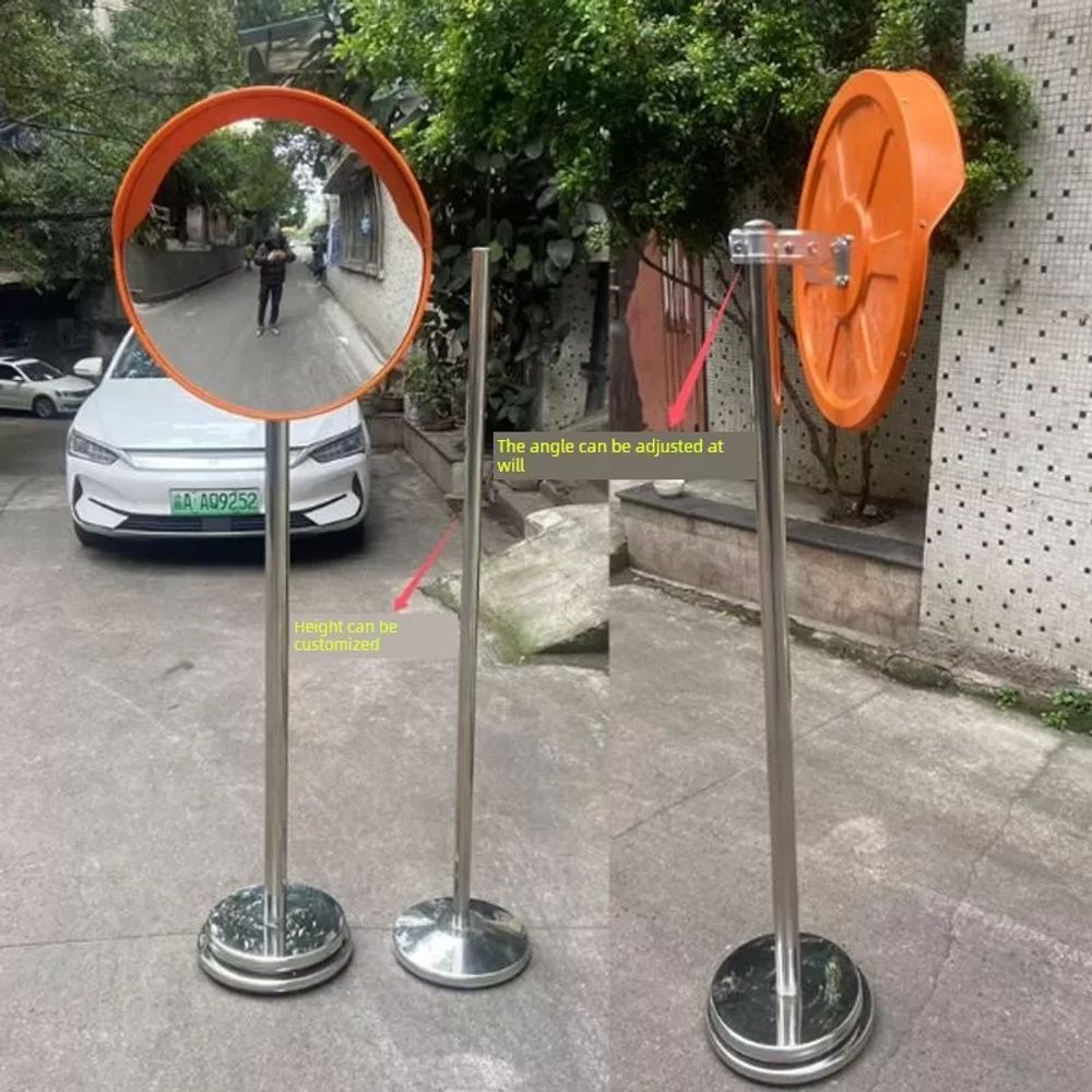 스탠드 볼록거울 포토존거울 업 A. 45cm 백미러  1.5m 지지대  무게감 있는 받침대 - 상세 이미지 3