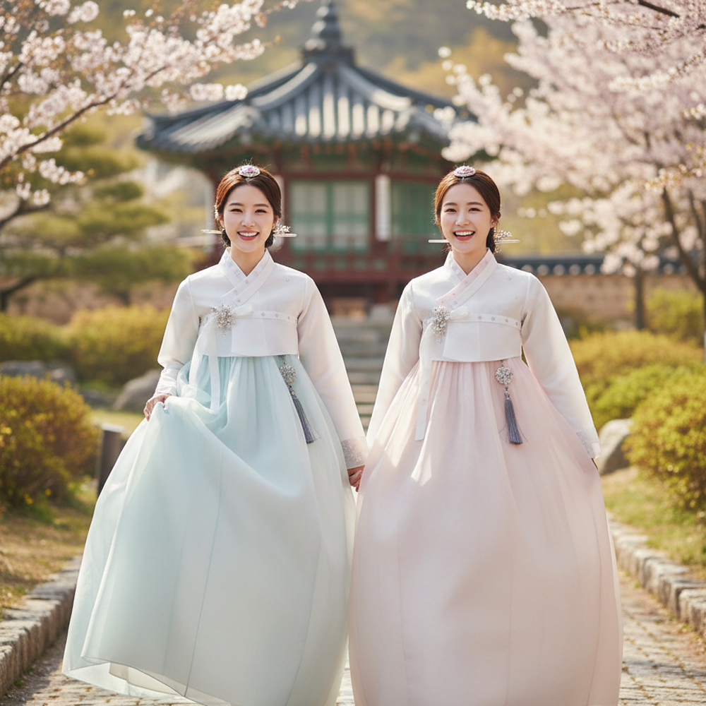 궁 한복대여 혼주 2벌 신부측 신랑측 고급 서울 결혼식 161번173번 이미지 6