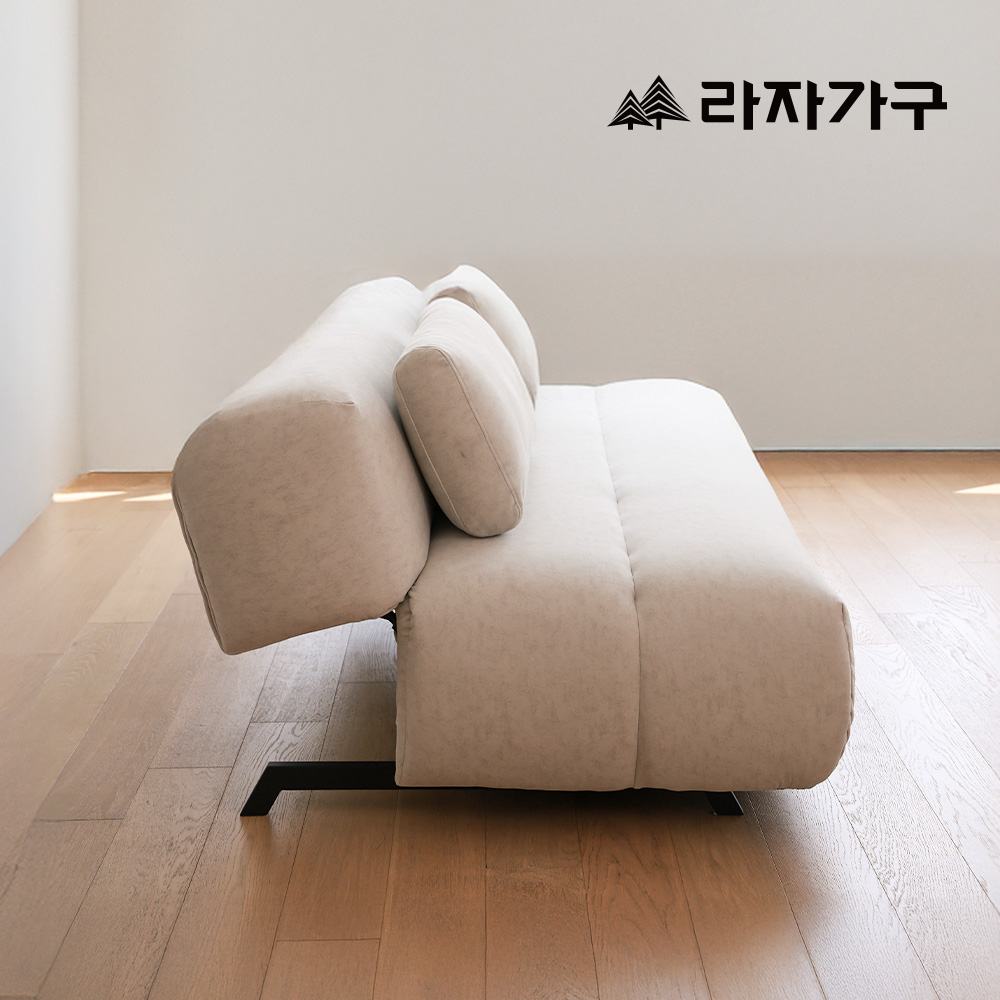 라자가구 루나 패브릭 접이식 3인 소파베드 저상형 원룸 싱글 소파침대