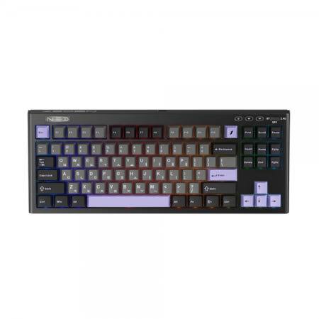 1stPlayer 1stPlayer NEO87 유무선 기계식 키보드 (나이트퍼플,라벤더축)