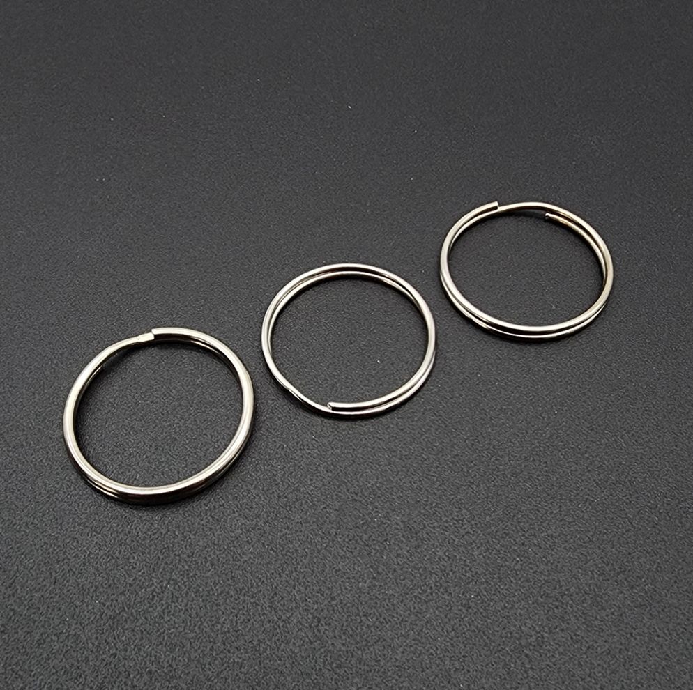 이중 오링 10개 23mm 24mm 25mm 키링 만들기 열쇠고리 부자재 - 상품 이미지