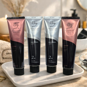 HJ 저자극 흰머리 새치염색약 뿌리 커버 셀프염색 pH7.5 60g, 다... 솔직 후기 | 피부 타입별 분석 - 상품 이미지 4