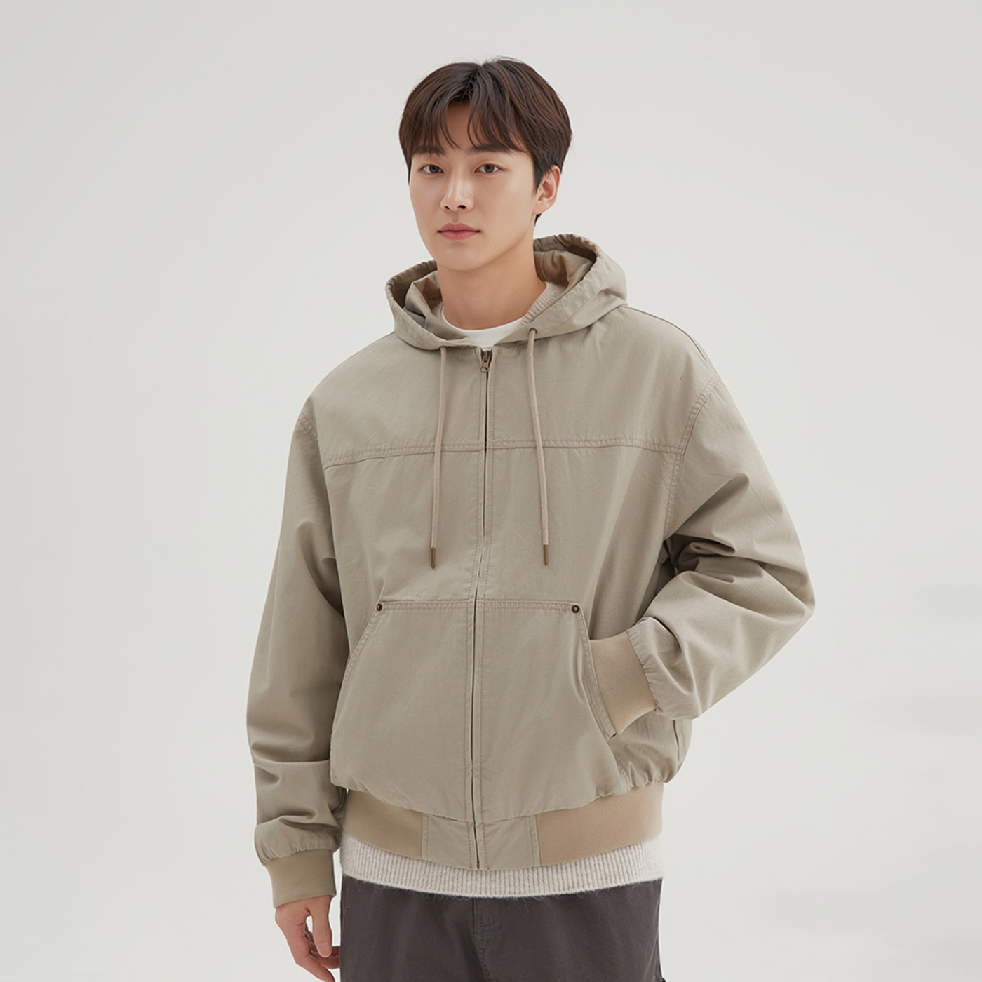 스파오 후드 재킷 SPJJG23CY1 - 메인 이미지