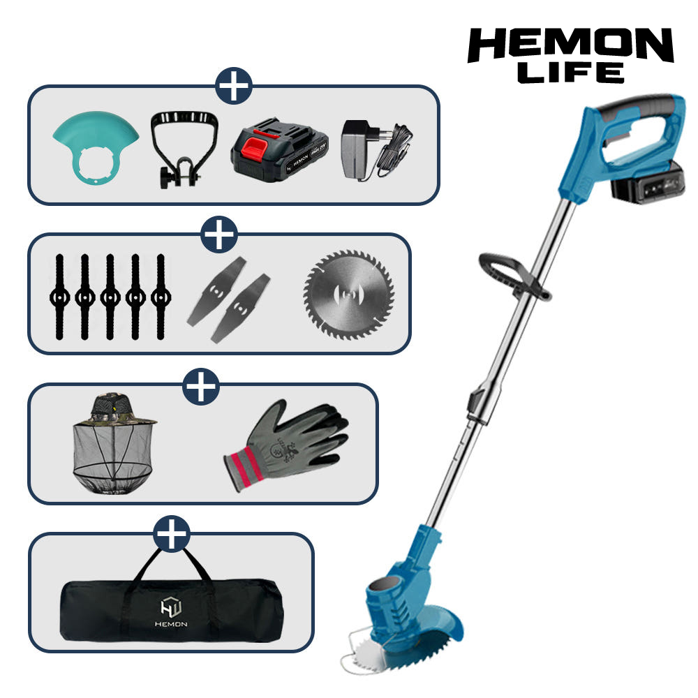 헤몬 다벤다 예초기 무선 충전식 전기 전동 충전 예초기 21V 풀세트 제품 이미지