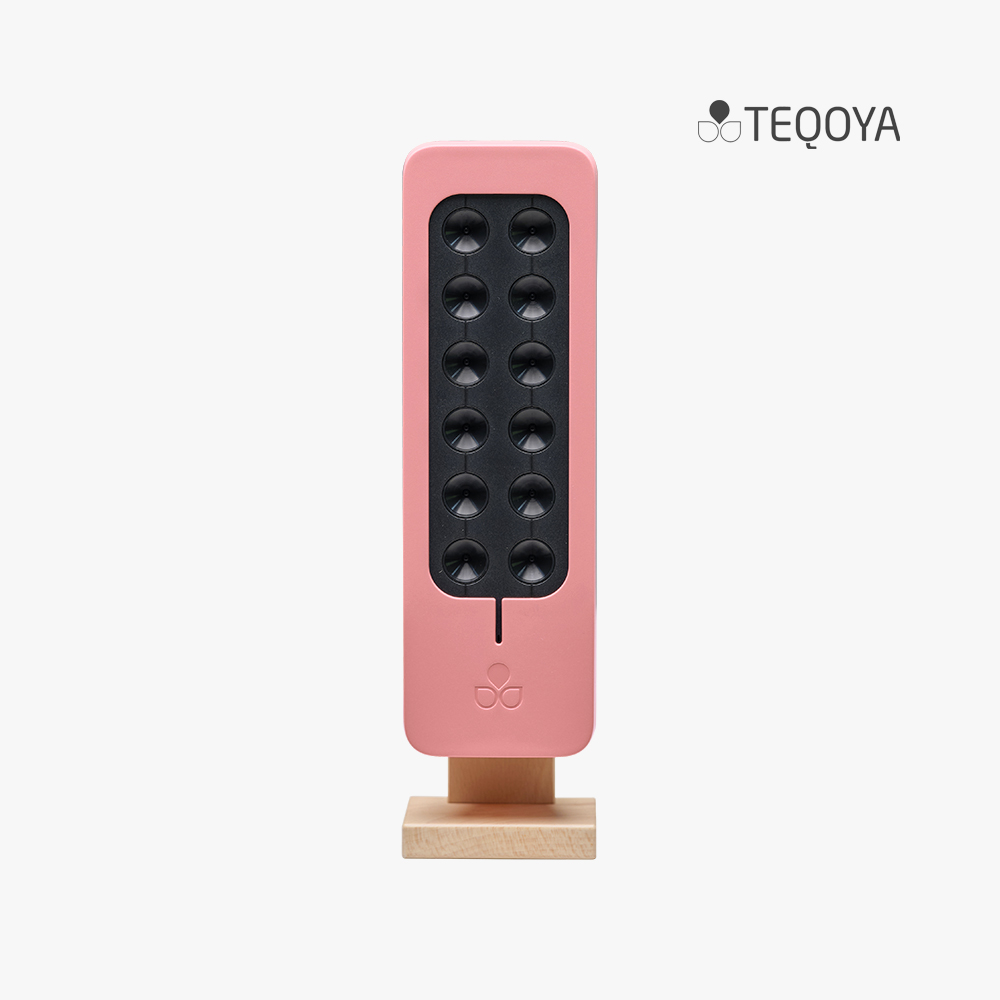 테코야 룸 200 핑크 무소음 필터없는 공기청정기 공기살균기 미니 소형 원룸 탁상용 아기