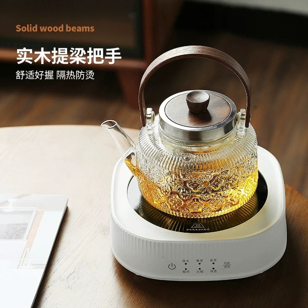 빈티지 내열 A. 길운 찻주전자 유리 뚜껑 800ml, A. 800mL포함 1000mL포함 - 상세 이미지 3