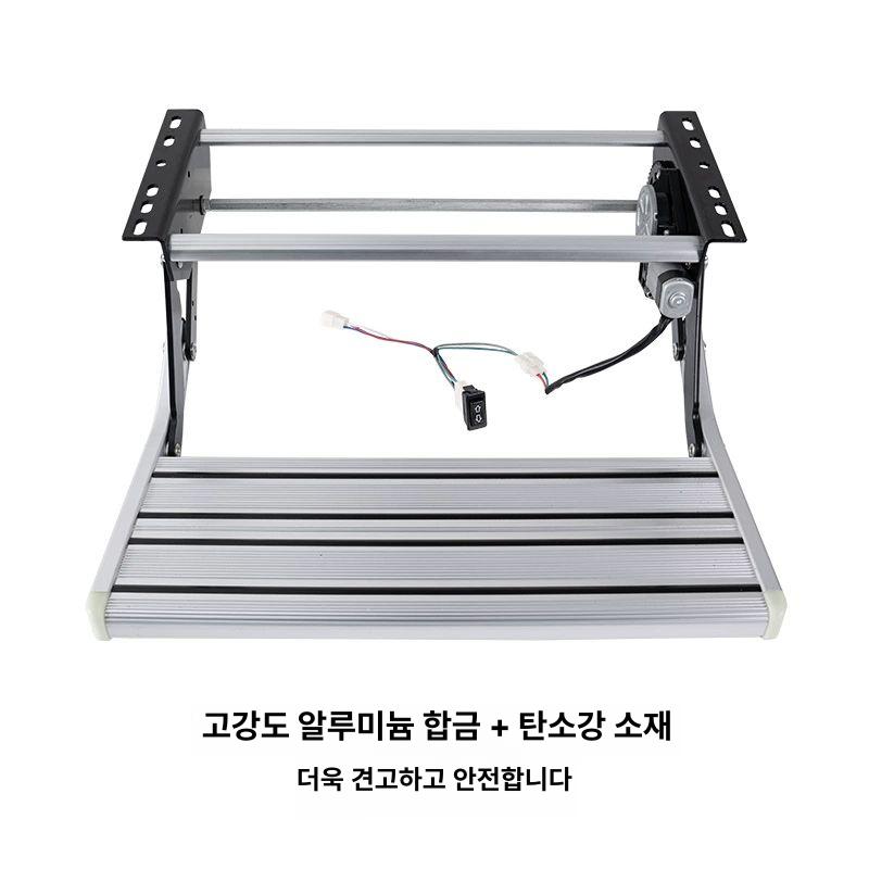 트레일러 계단 카라반 발판 사다리 접이식 카라반계단 캠핑카 알루미늄 폴딩 단층 캠핑 수동 - 상세 이미지 4