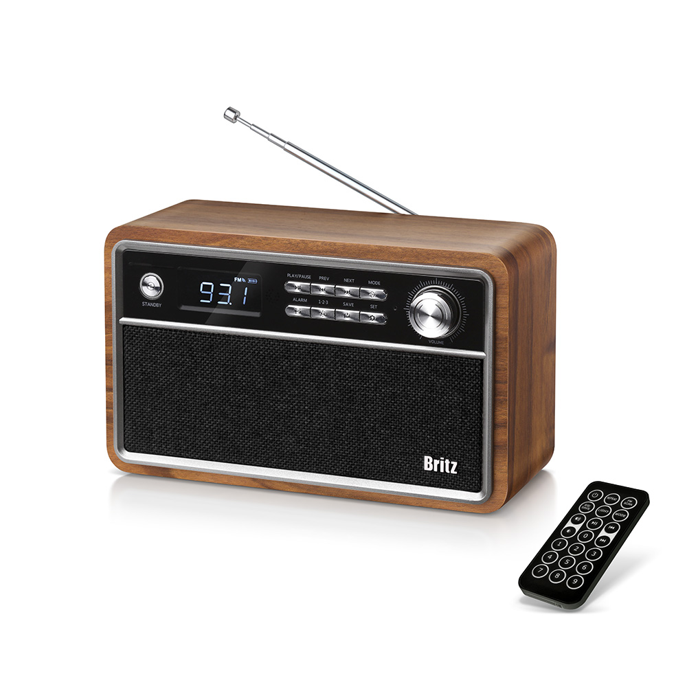 브리츠 BA-MK300 포터블 블루투스 스피커 FM라디오 리모컨 - 상품 이미지