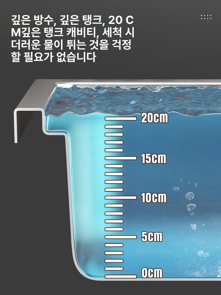 업소용 씽크대 스테인레스 바베큐장 식당용 조리대 이동식 두꺼워진 47 42x75 냉수수도꼭지포함 - 상세 이미지 4