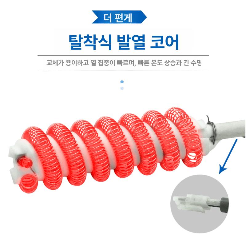 납땜 납땜용 히팅건 온도조절 유로규격 히팅기 기판용 850D 디지털 표준 - 상세 이미지 3