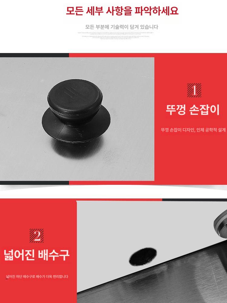 전기해면기 식당 업소용 냉면 기계 면건지기 국수삶기 2세대 가치 2구 단일탱크 플러그 포함 - 상세 이미지 3