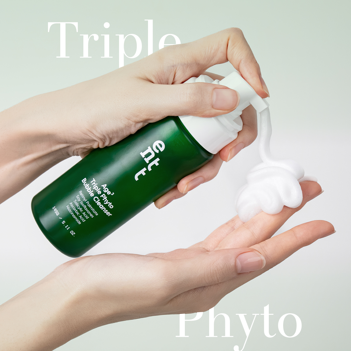 [ENTT] 트리플 피토 버블클렌저 약산성 PH 5.5 트러블, 여드름, 문제성 피지 케어 - 상세 이미지 4