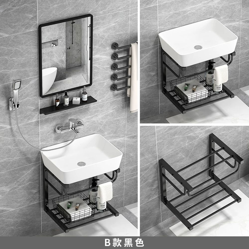 리멤버셀 싱크대 애벌 세탁 상품 씽크볼 5X37세면대 보조 다 A. A형 실버 브라켓 런칭 - 상세 이미지 4