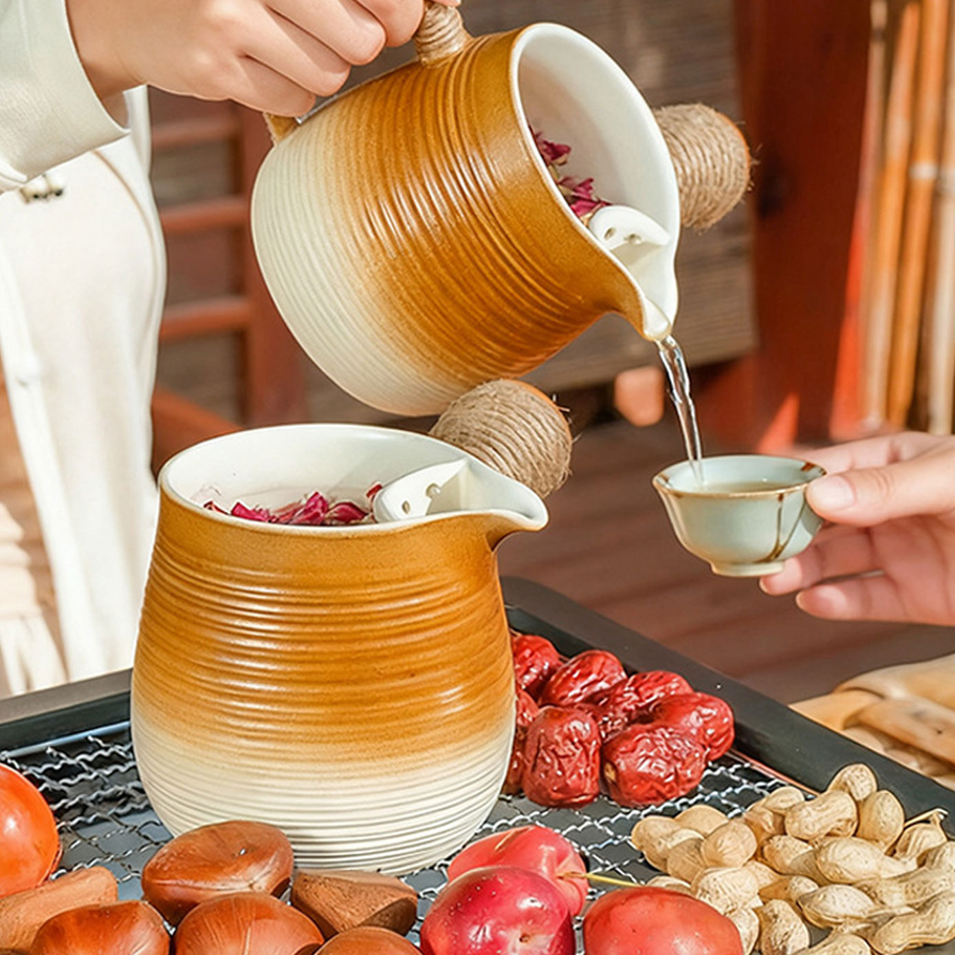 마운틴하이커 캠핑 화로대 불멍 야외 바베큐 숯불 스텐 미니 화로 그릴 이미지 7