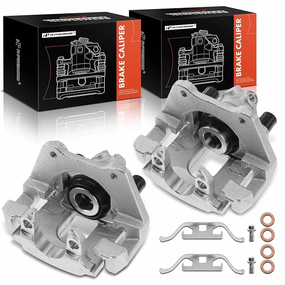 일부 BMW 모델과 호환되는 브래킷이 있는 A-프리미엄 디스크 브레이크 캘 어셈블리 - 330Ci 2001-2006, 330I 2001-2005, X3 2004-2010, E46 - 상품 이미지