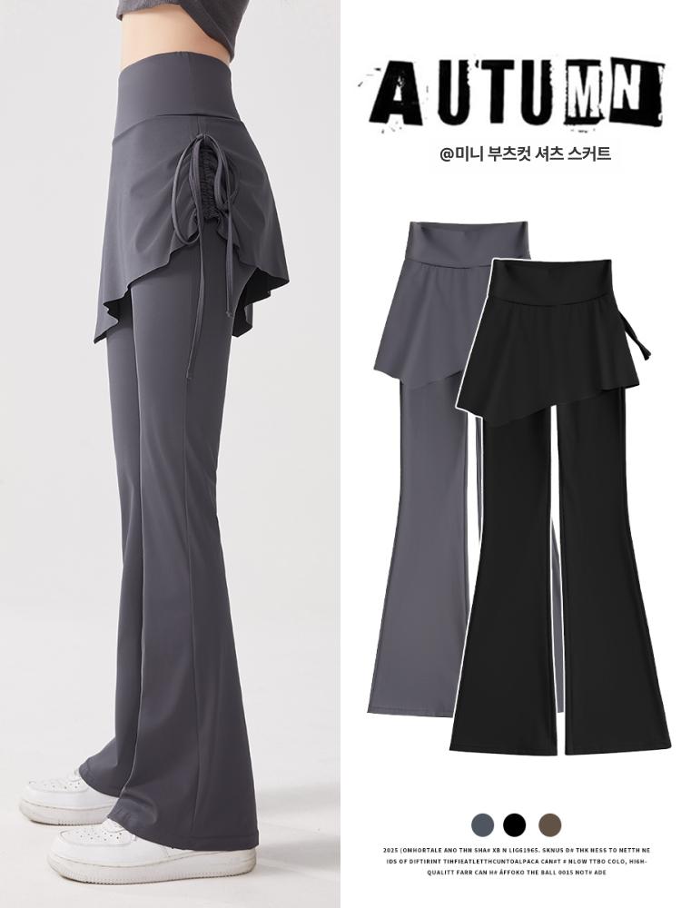 랩스커트 팬츠 에어로빅 복장 라틴 힙스카프 힙커버 치마 블랙 투피스 스타일 xl 60.0-70.0kg - 상세 이미지 2