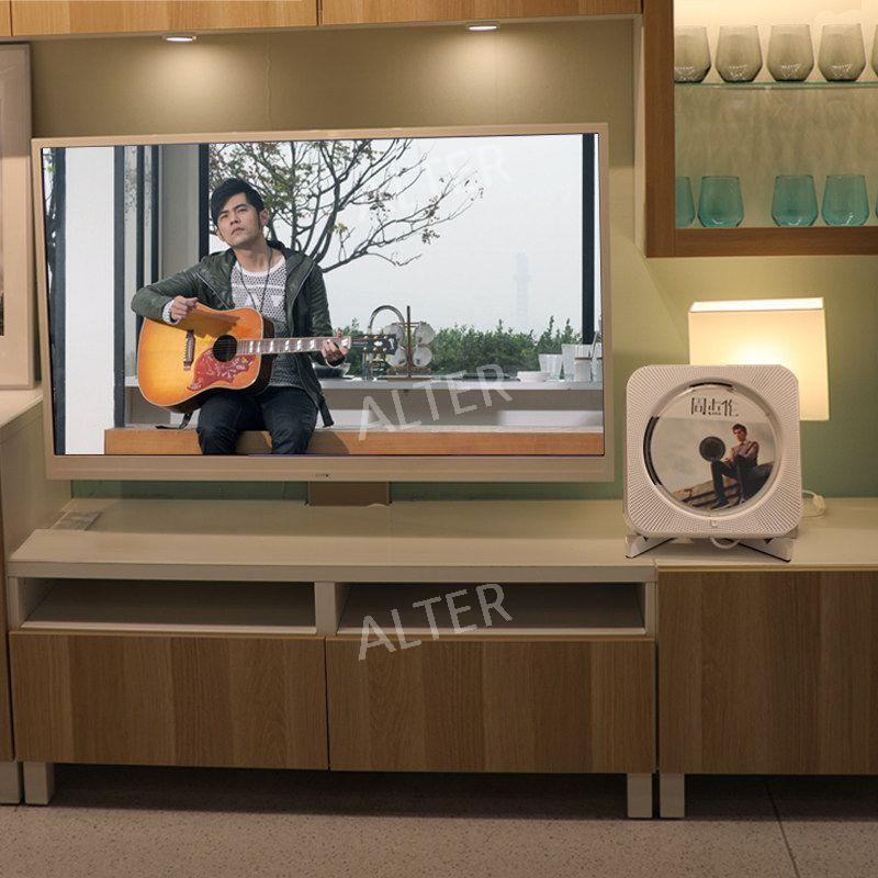 벽걸이 CD플레이어 블루투스 FM 라디오 블루 DVD 플러그인 스탠드 커버 - 상세 이미지 4