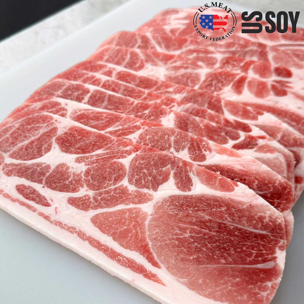 바라던 목살 많은 돼지고기 대용량 목전지 구이 제육 2kg 왕목살 미국산 제품 이미지