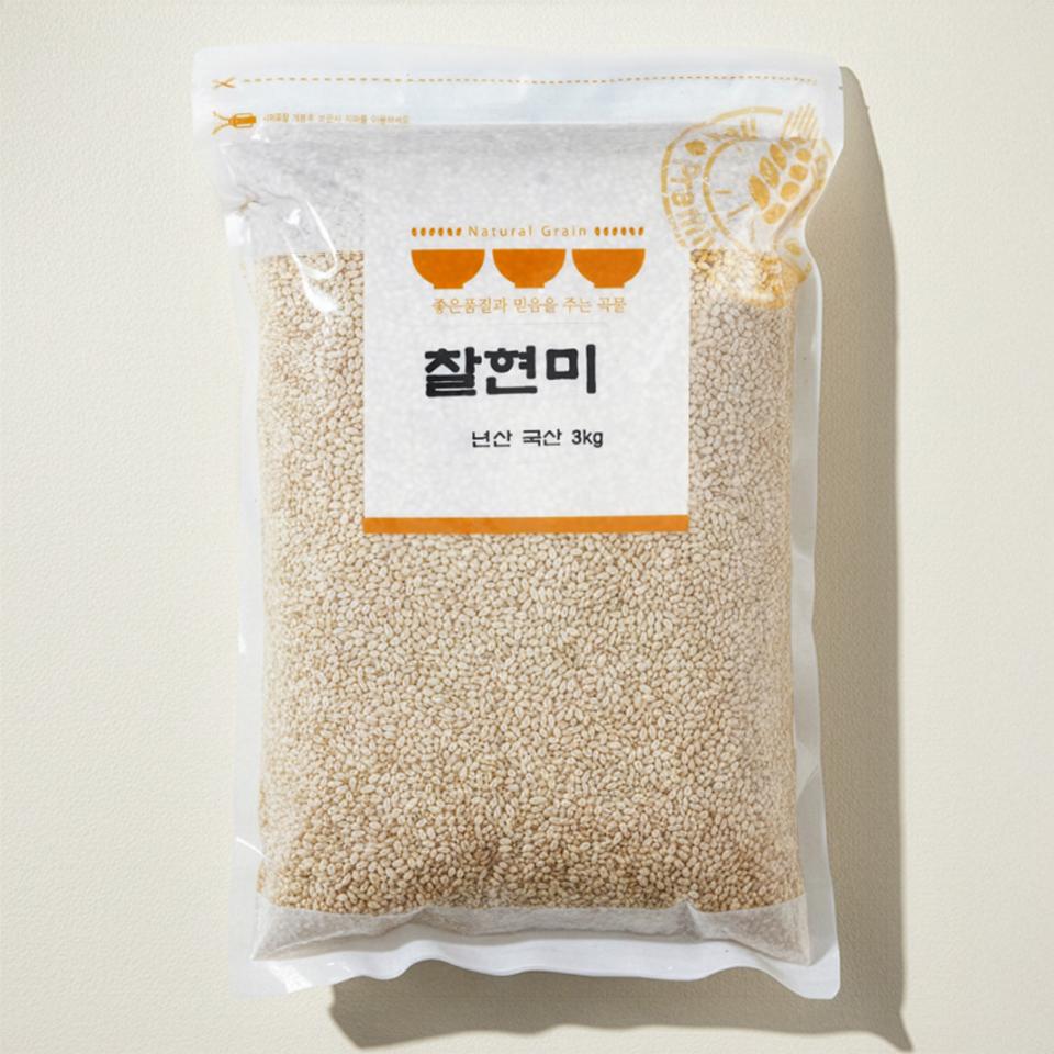 메가마트 찰현미 3KG - 상품 이미지